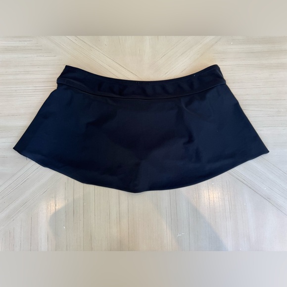 Kona Sol Swim Skirtini - Solid Black Size M - EUC! - Picture 6 of 11